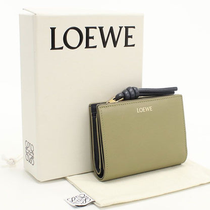Loewe Compact Wallet Knot Bifold Shiny Napa Calfskin