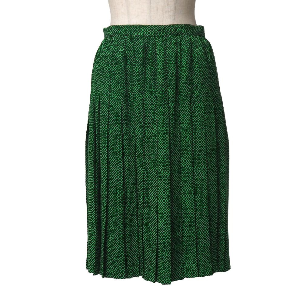 Celine Vintage Skirt Set 38 Belted Blouse Pleated — view 4
