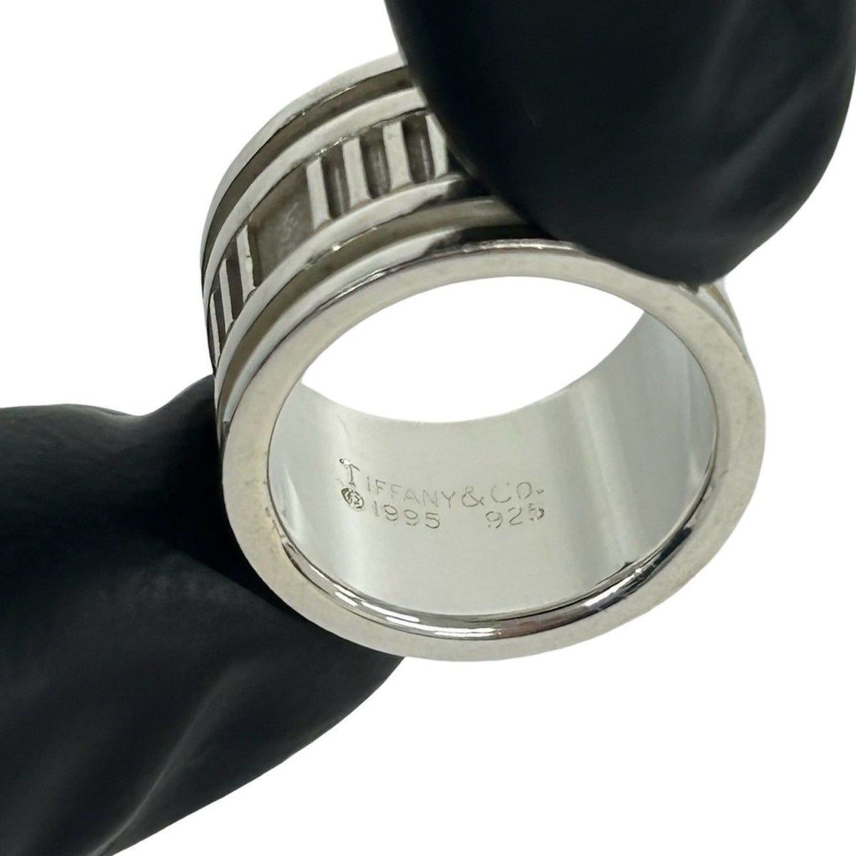 Tiffany & Co Vintage Atlas Wide Ring 925 Sterling Silver — view 3