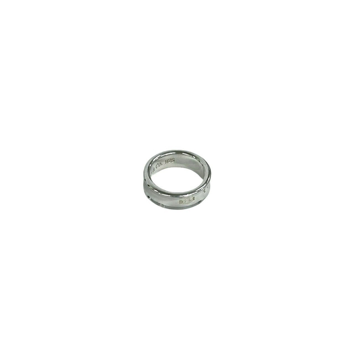 Tiffany & Co Vintage Narrow Ring Log 925 Sterling Silver — view 4