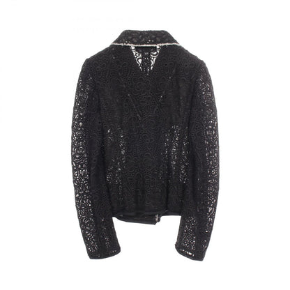Dolce & Gabbana Total Lace Black Wool Jacket — view 2