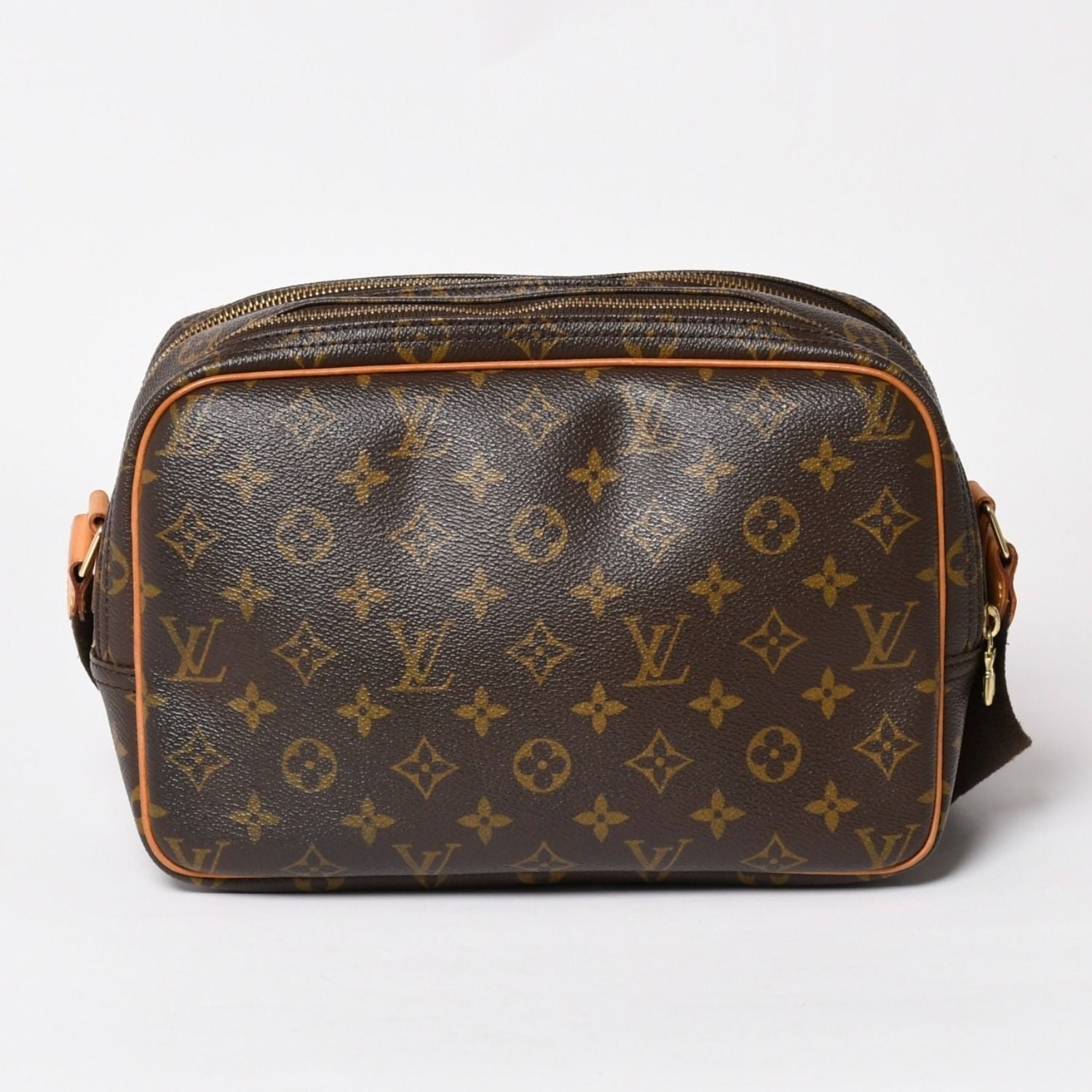 Louis Vuitton Shoulder Bag Reporter PM Monogram Canvas Brown — view 2