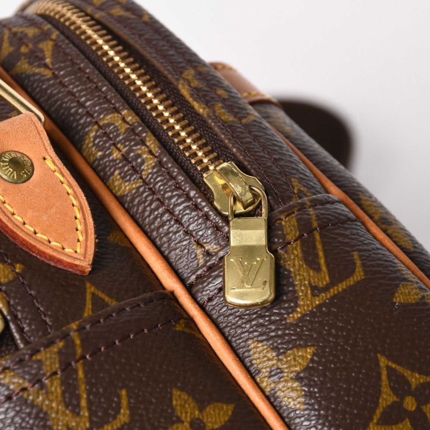 Louis Vuitton Shoulder Bag Reporter PM Monogram Canvas Brown — view 6