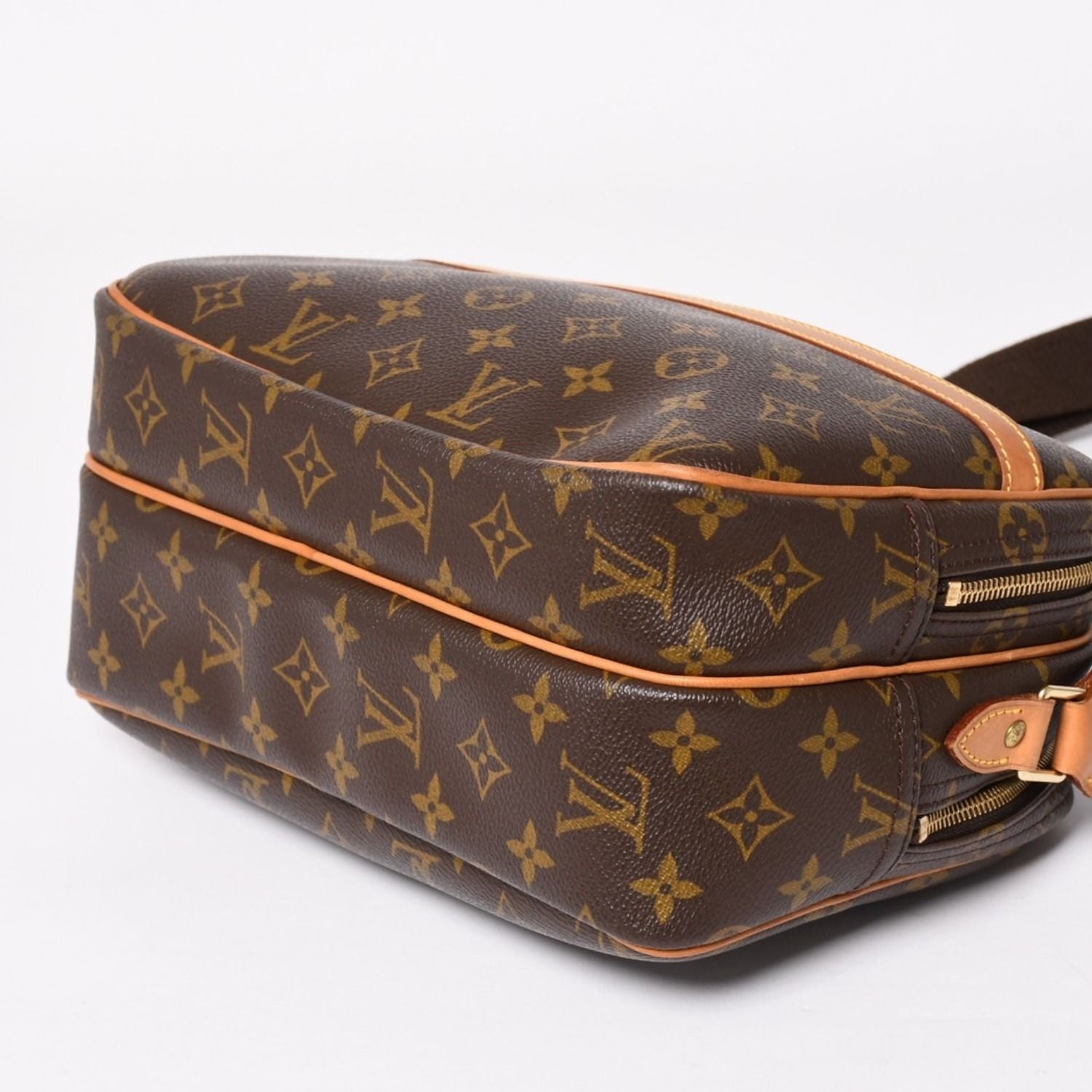 Louis Vuitton Shoulder Bag Reporter PM Monogram Canvas Brown — view 8