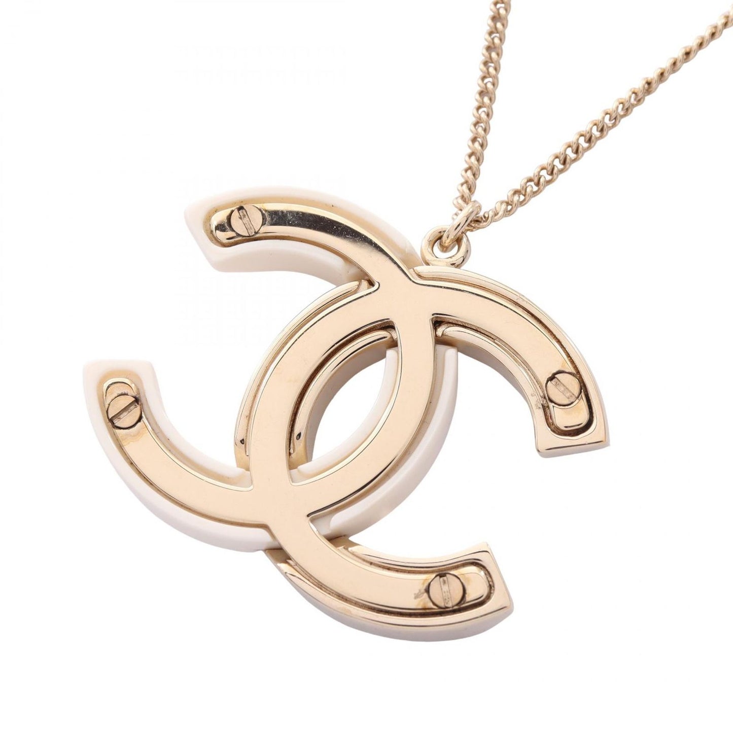 Chanel Necklace CC Logo — view 2