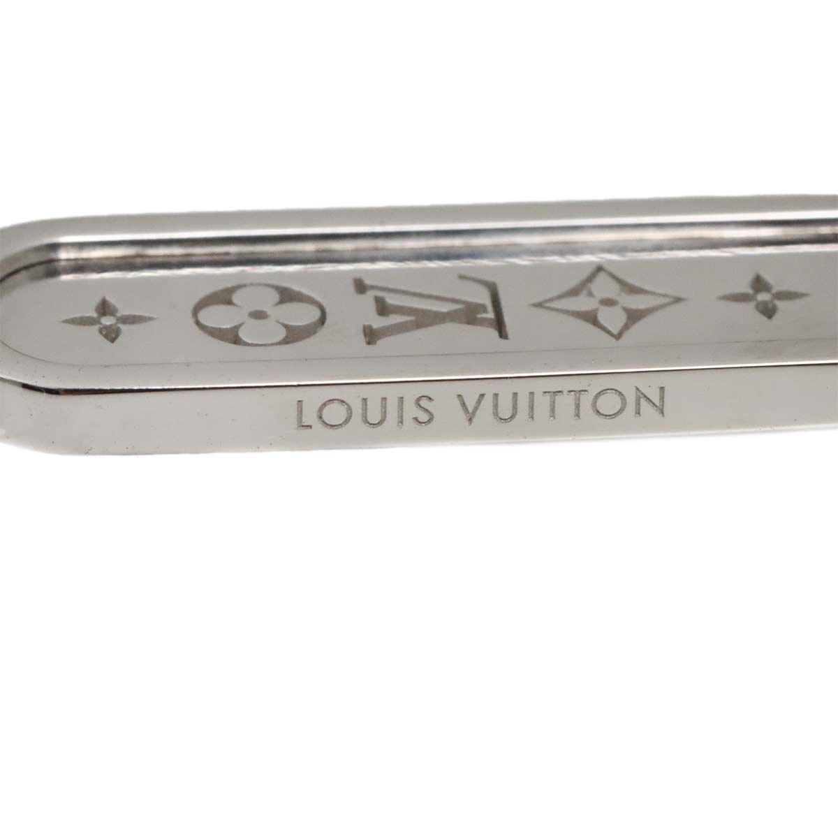 Louis Vuitton Tag Hoop Single Earring 18K White Gold 750 Only One — view 6