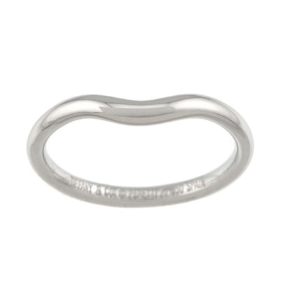 Tiffany & Co Curved Band Ring Platinum — view 2