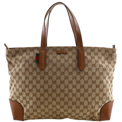 Gucci Sherry Line GG Canvas Brown Tote Bag