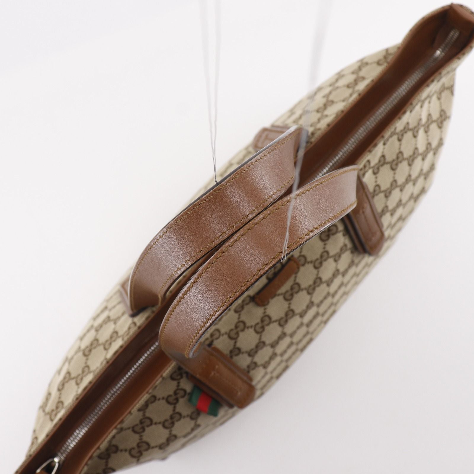 Gucci Sherry Line GG Canvas Brown Tote Bag — view 5