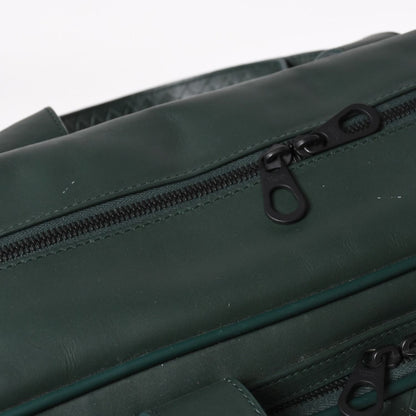 Bottega Veneta Leather Handbag Bag Intrecciato Dark Green — view 6