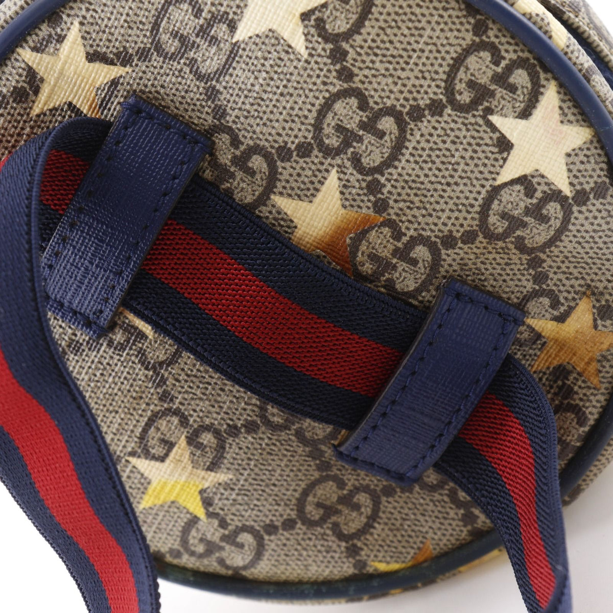 Gucci Children's Star Waist Pouch GG Supreme Canvas Brown — view 8