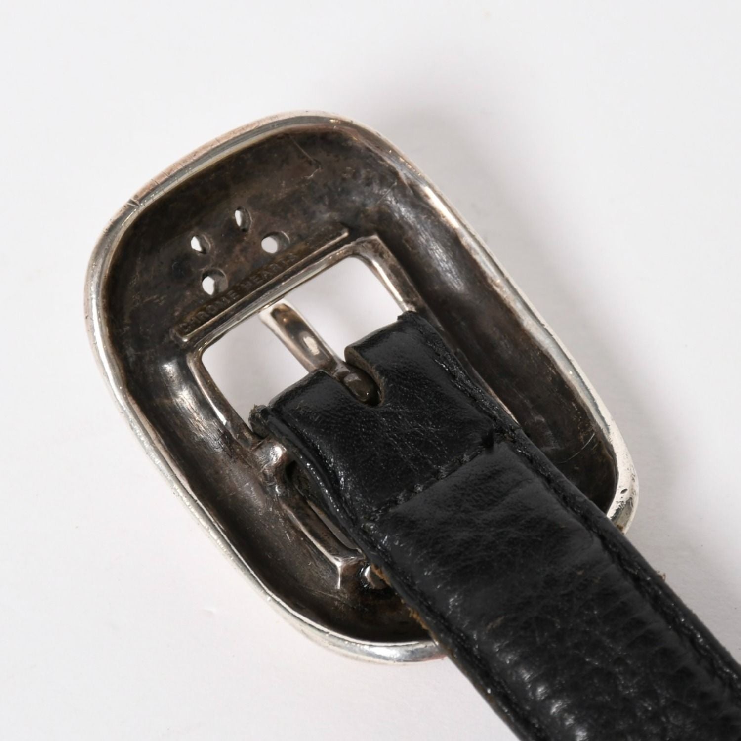 Chrome Hearts 1 Inch Classic Belt Gunslinger 28 Sterling Silver 4 — view 3
