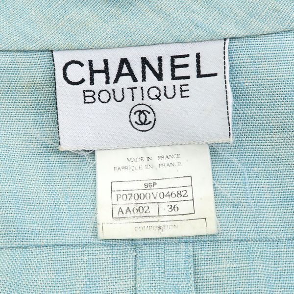 Chanel 96P Jacket Blue — view 8