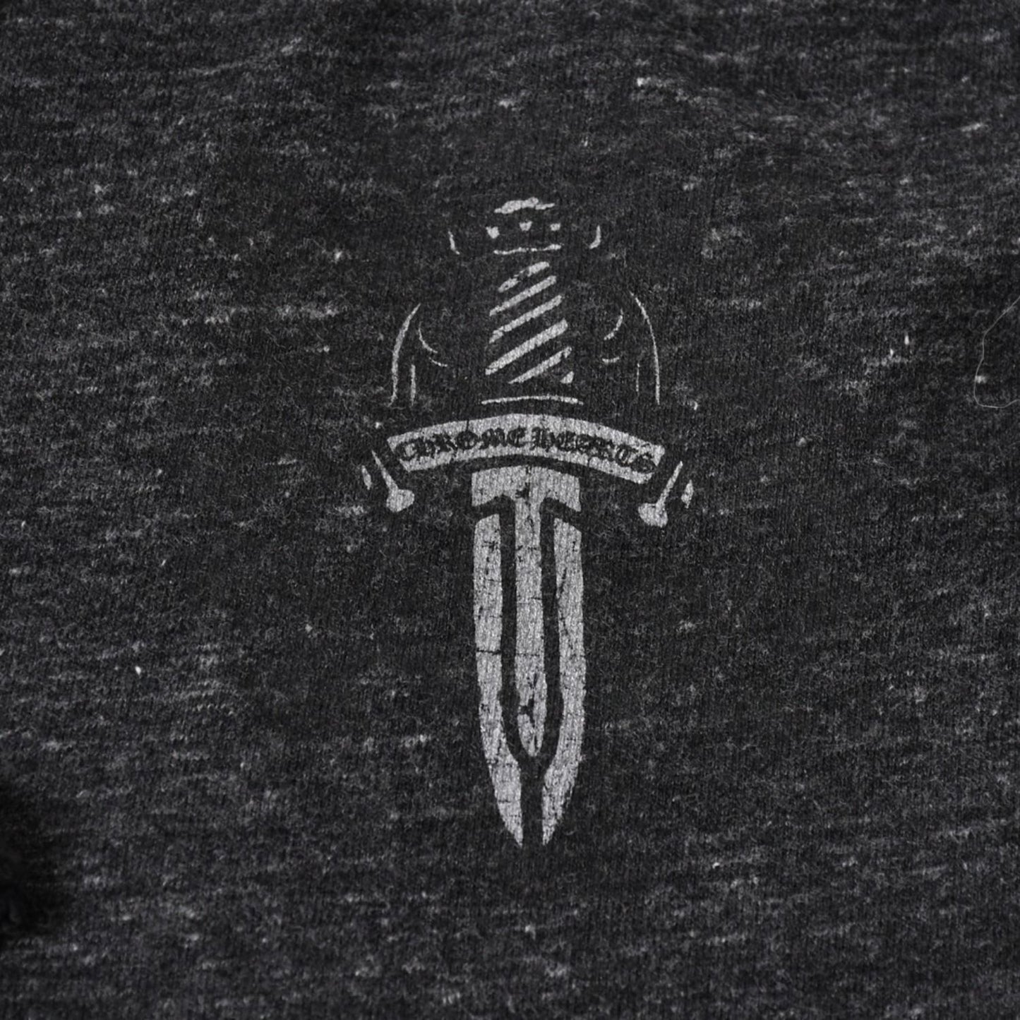 Chrome Hearts Dagger Print Sweatpants CH Logo Scroll Label Dark Gray Jogger — view 6