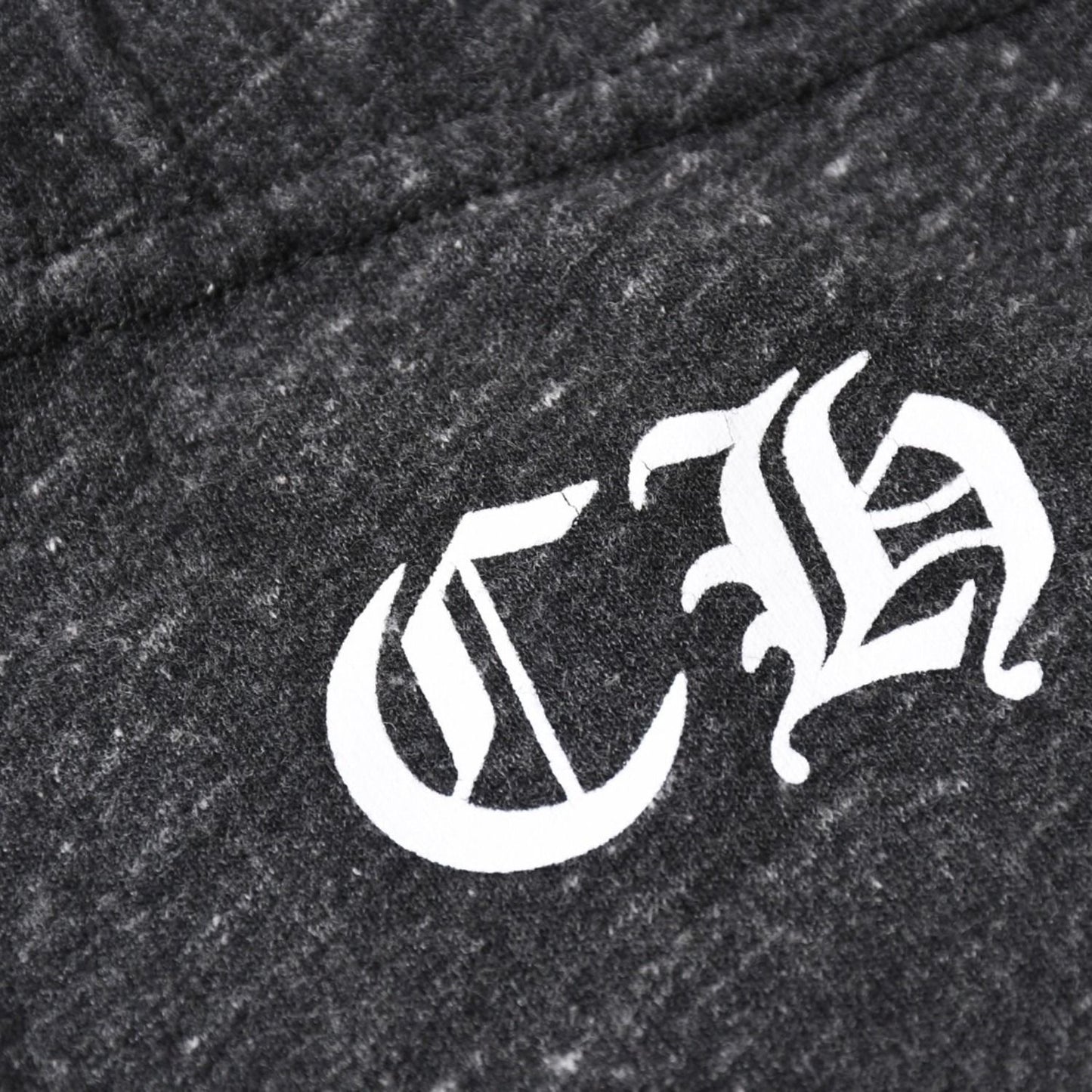 Chrome Hearts Dagger Print Sweatpants CH Logo Scroll Label Dark Gray Jogger — view 5
