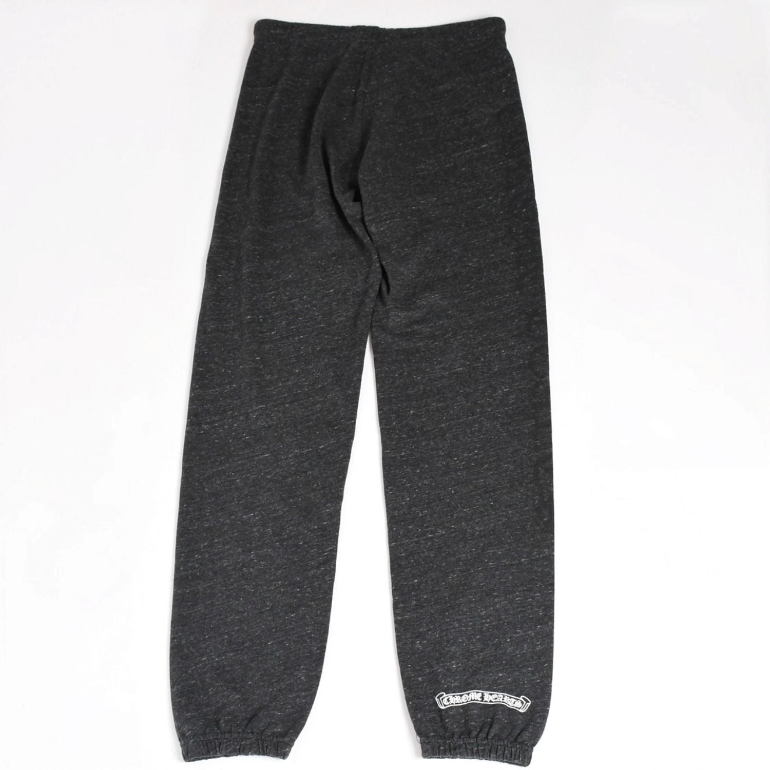 Chrome Hearts Dagger Print Sweatpants CH Logo Scroll Label Dark Gray Jogger — view 2