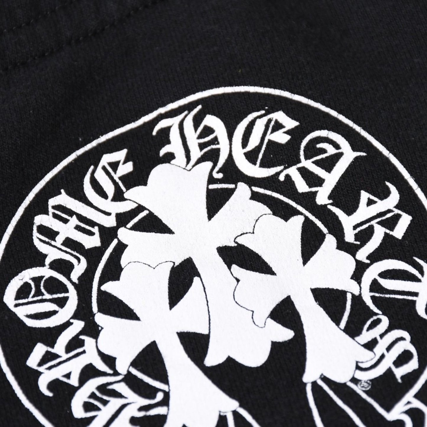 Chrome Hearts Horseshoe Logo Sweatpants CH Cemetery Cross Black Jogger Pants XS — view 6