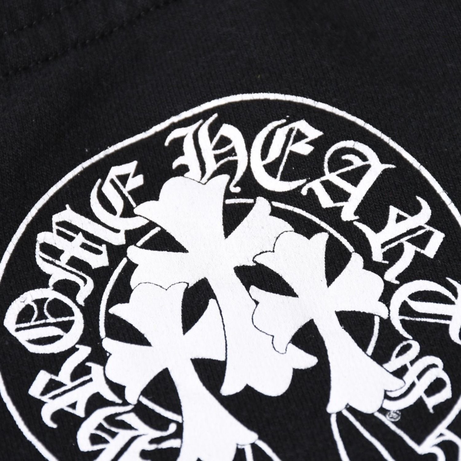 Chrome Hearts Horseshoe Logo Sweatpants CH Cemetery Cross Black Jogger Pants XS — view 6