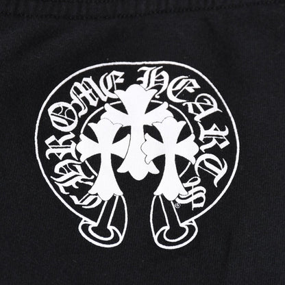 Chrome Hearts Horseshoe Logo Sweatpants CH Cemetery Cross Black Jogger Pants XS — view 5