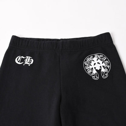 Chrome Hearts Horseshoe Logo Sweatpants CH Cemetery Cross Black Jogger Pants XS — view 3