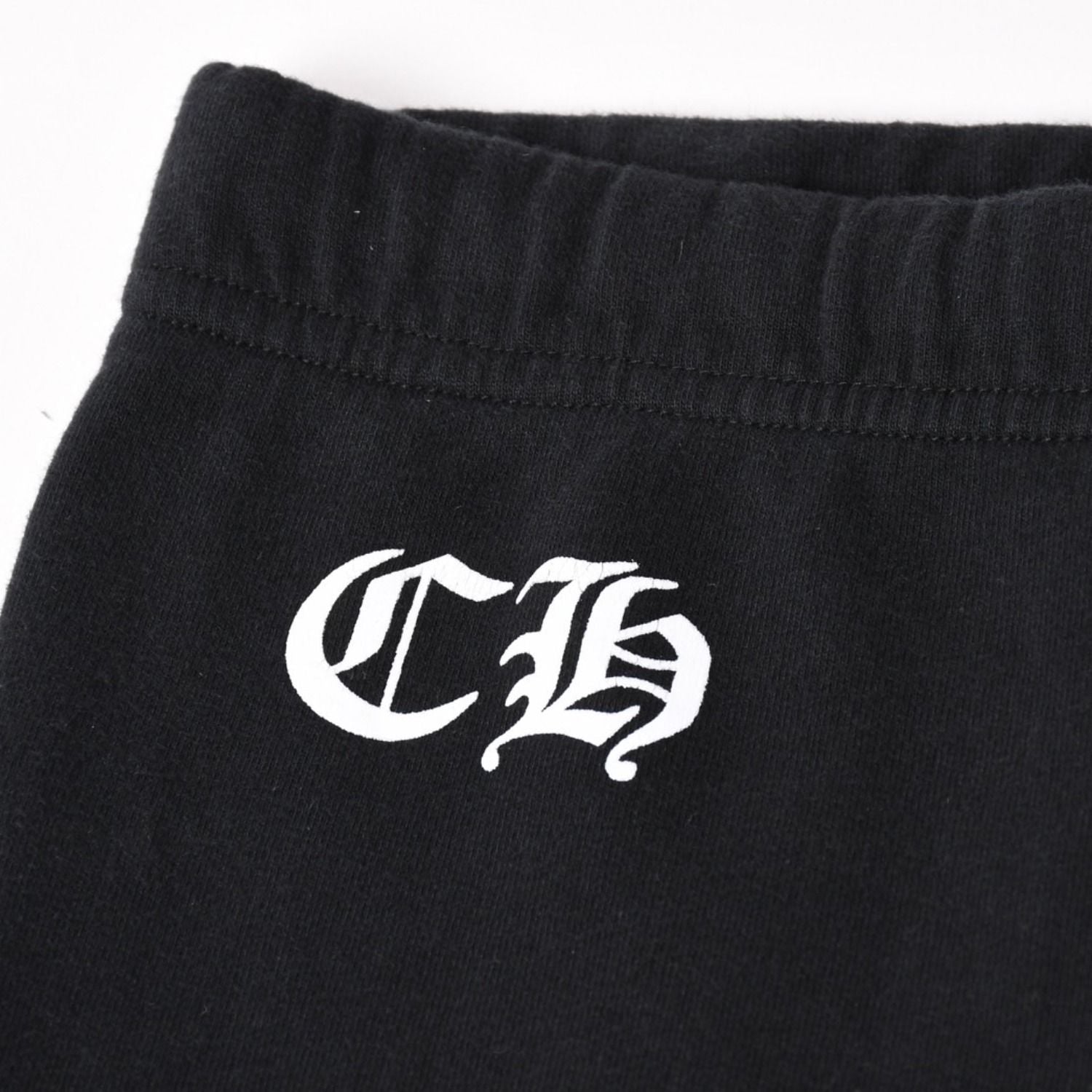 Chrome Hearts Horseshoe Logo Sweatpants CH Cemetery Cross Black Jogger Pants XS — view 4