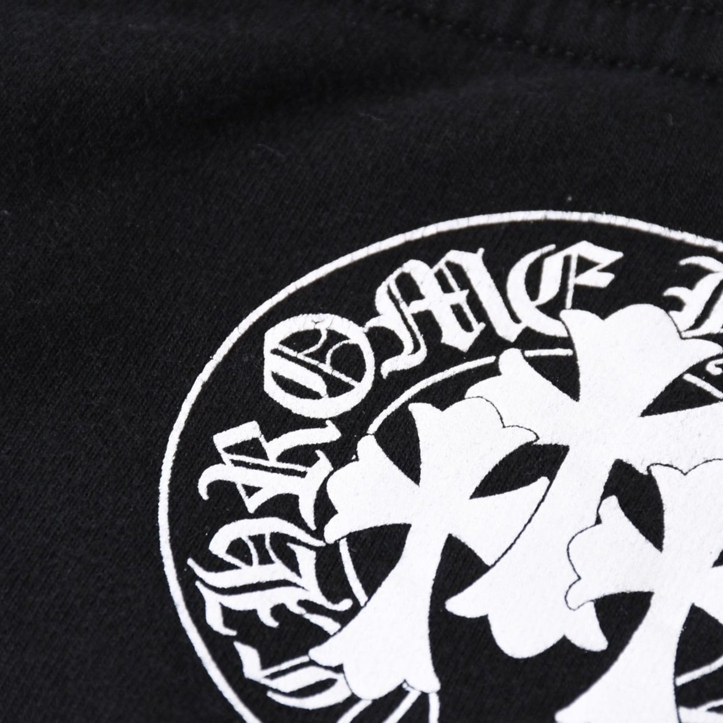 Chrome Hearts Horseshoe Logo Sweatpants CH Cemetery Cross Black Jogger Pants XS — view 7