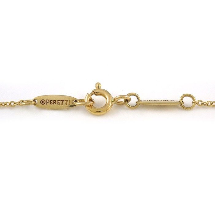 Tiffany & Co Necklace Eternal Circle Nephrite 18K Yellow Gold — view 4