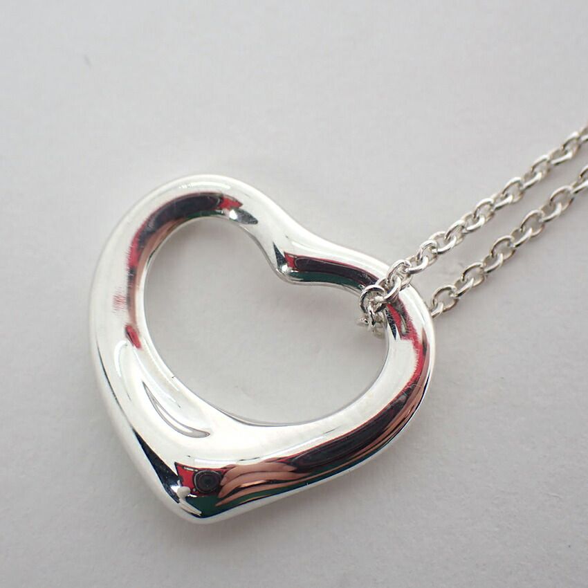 Tiffany & Co 925 Open Heart Pendant — view 6