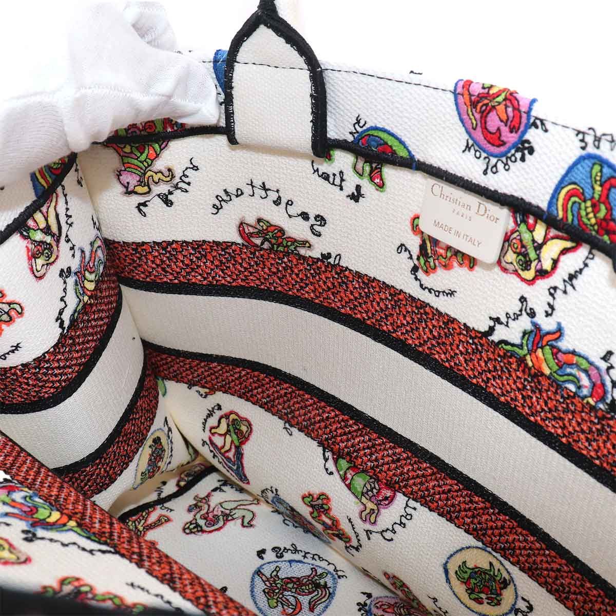 Dior Book Tote Bag Niki de Saint Phalle Canvas — view 8