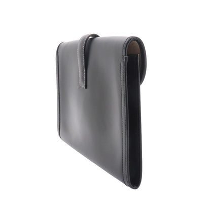 Hermes Jige PM Clutch Box Calf Black — view 3