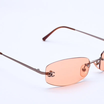 Chanel Rimless Sunglasses Eyewear 4002 CC Logo — view 3