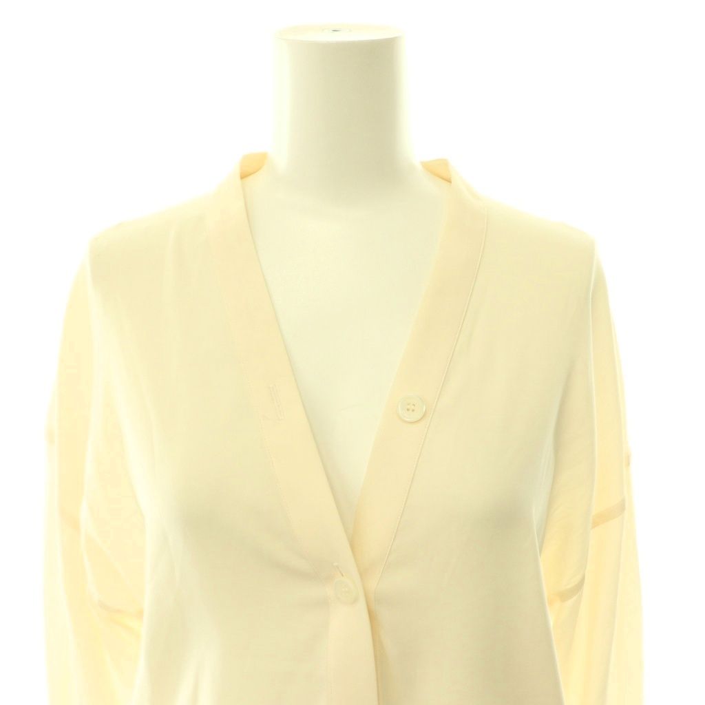 Celine Phoebe Philo Era 2 Silk Neck Button Blouse — view 4