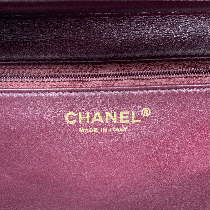 Chanel Trendy CC Bowling Bag Lambskin Black Gold Quilted Goro CC Logo Chain — view 8