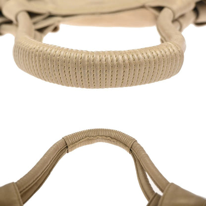 Loewe Nappa Aire Anagram Handbag Gold Leather — view 8