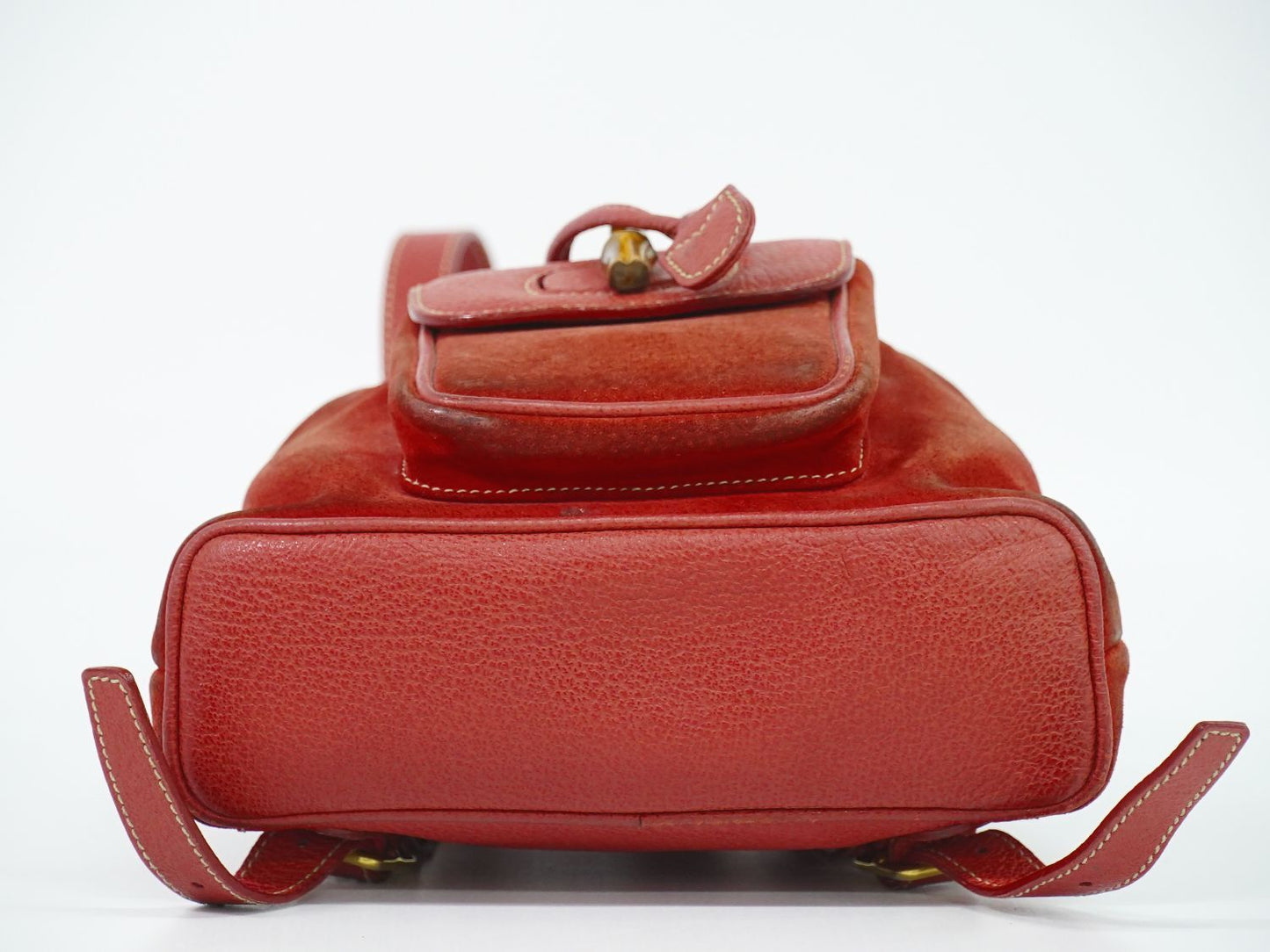 Gucci Bamboo Mini Backpack Suede Leather — view 3