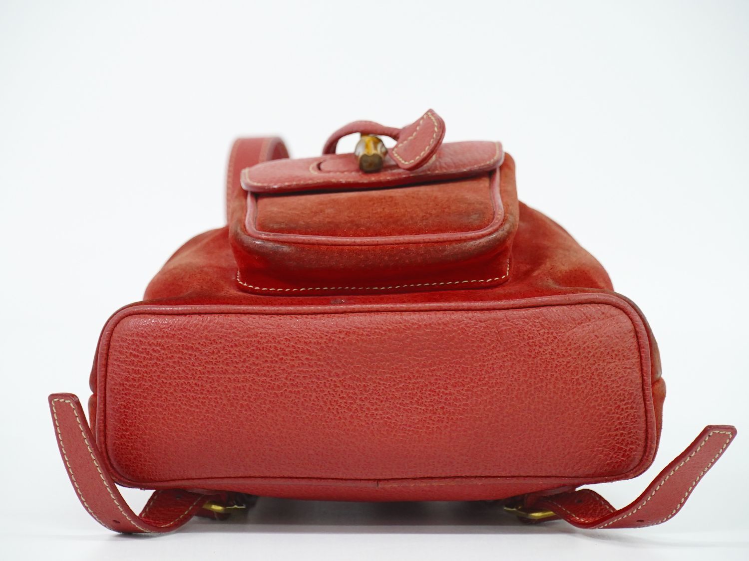 Gucci Bamboo Mini Backpack Suede Leather — view 3