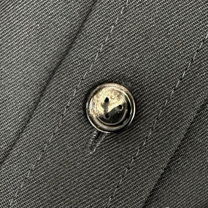 Bottega Veneta Wool Twill Shirt Long Sleeve Black 44 — view 5