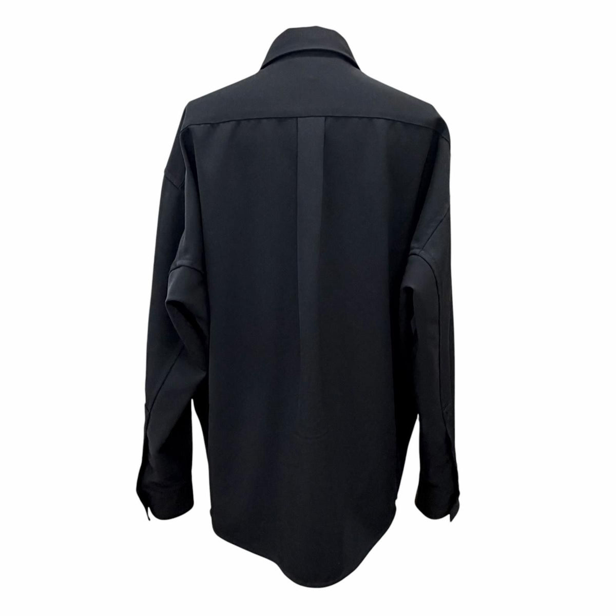Bottega Veneta Wool Twill Shirt Long Sleeve Black 44 — view 3