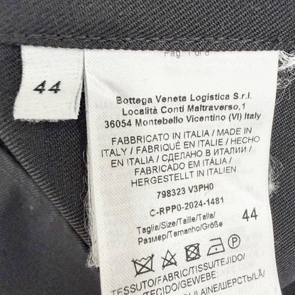 Bottega Veneta Wool Twill Shirt Long Sleeve Black 44 — view 7