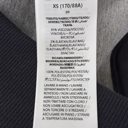 Gucci Logo Embroidery Jersey Pullover Hoodie Black XS — view 7