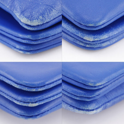 Celine Trio Small Lambskin Blue Shoulder Bag — view 4