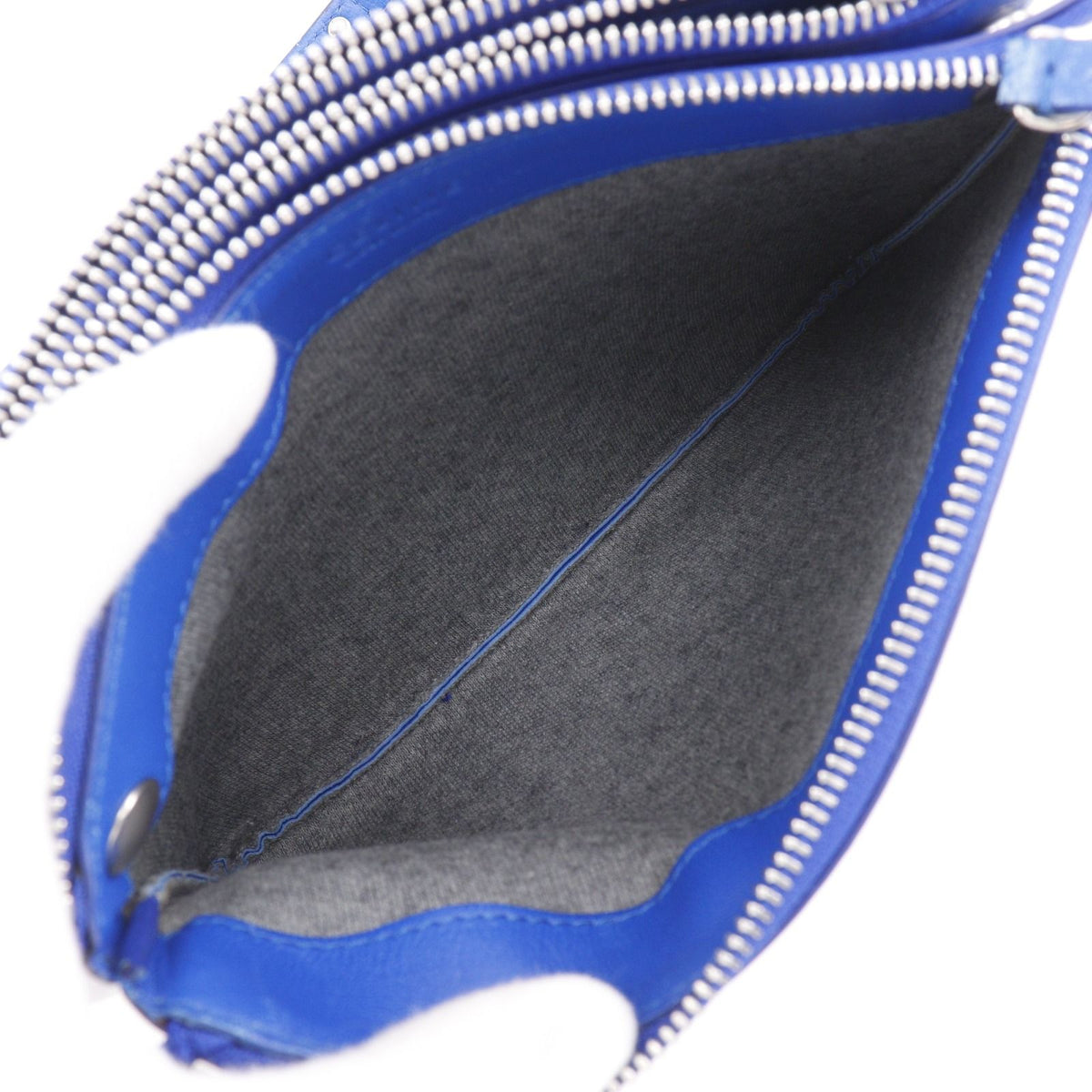 Celine Trio Small Lambskin Blue Shoulder Bag — view 5