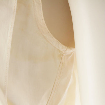 Chanel Silk Vintage CC Logo Sleeveless Blouse 60 Natural Ivory 34 — view 7