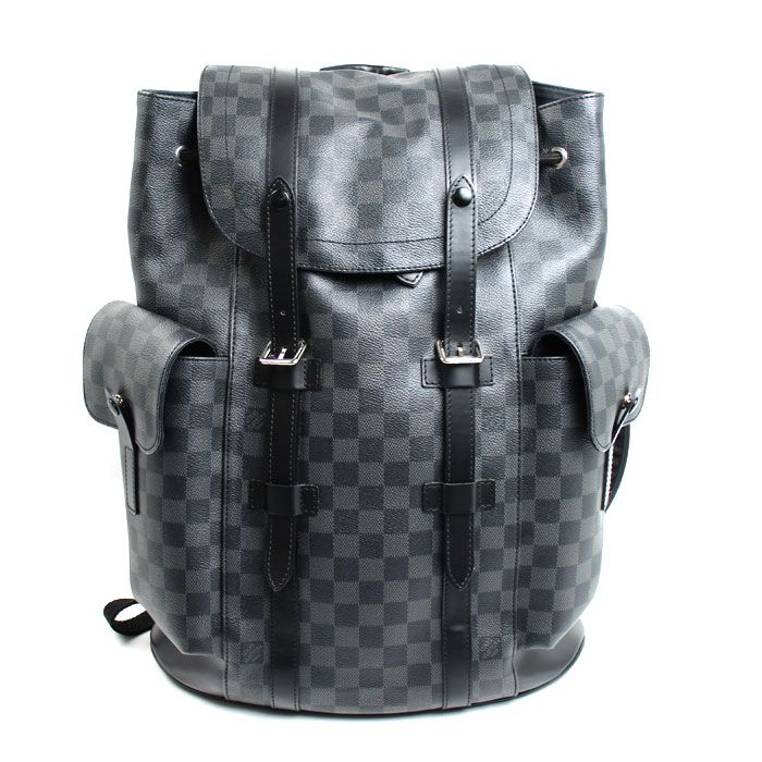 Louis Vuitton Christopher PM Backpack Damier Graphite Black
