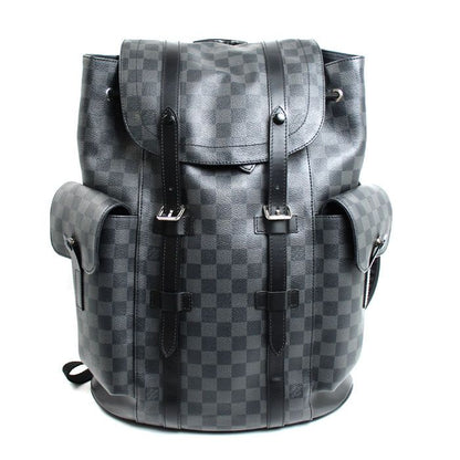 Louis Vuitton Christopher PM Backpack Damier Graphite Black