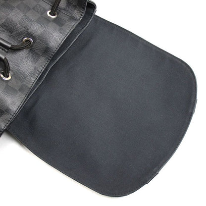 Louis Vuitton Christopher PM Backpack Damier Graphite Black — view 6