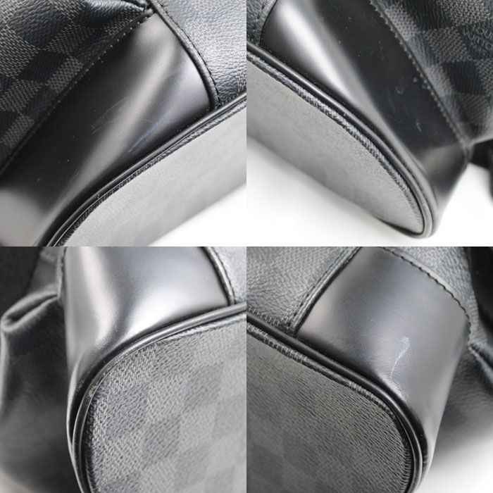 Louis Vuitton Christopher PM Backpack Damier Graphite Black — view 5