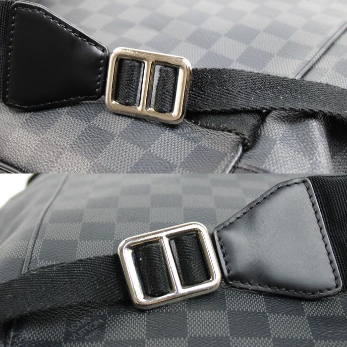 Louis Vuitton Christopher PM Backpack Damier Graphite Black — view 7