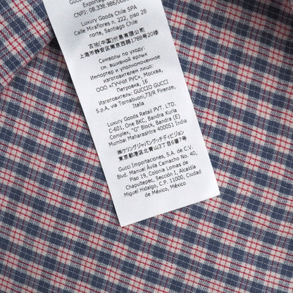Gucci Short Sleeve Shirt 46 Mon Petit Chou Check — view 8