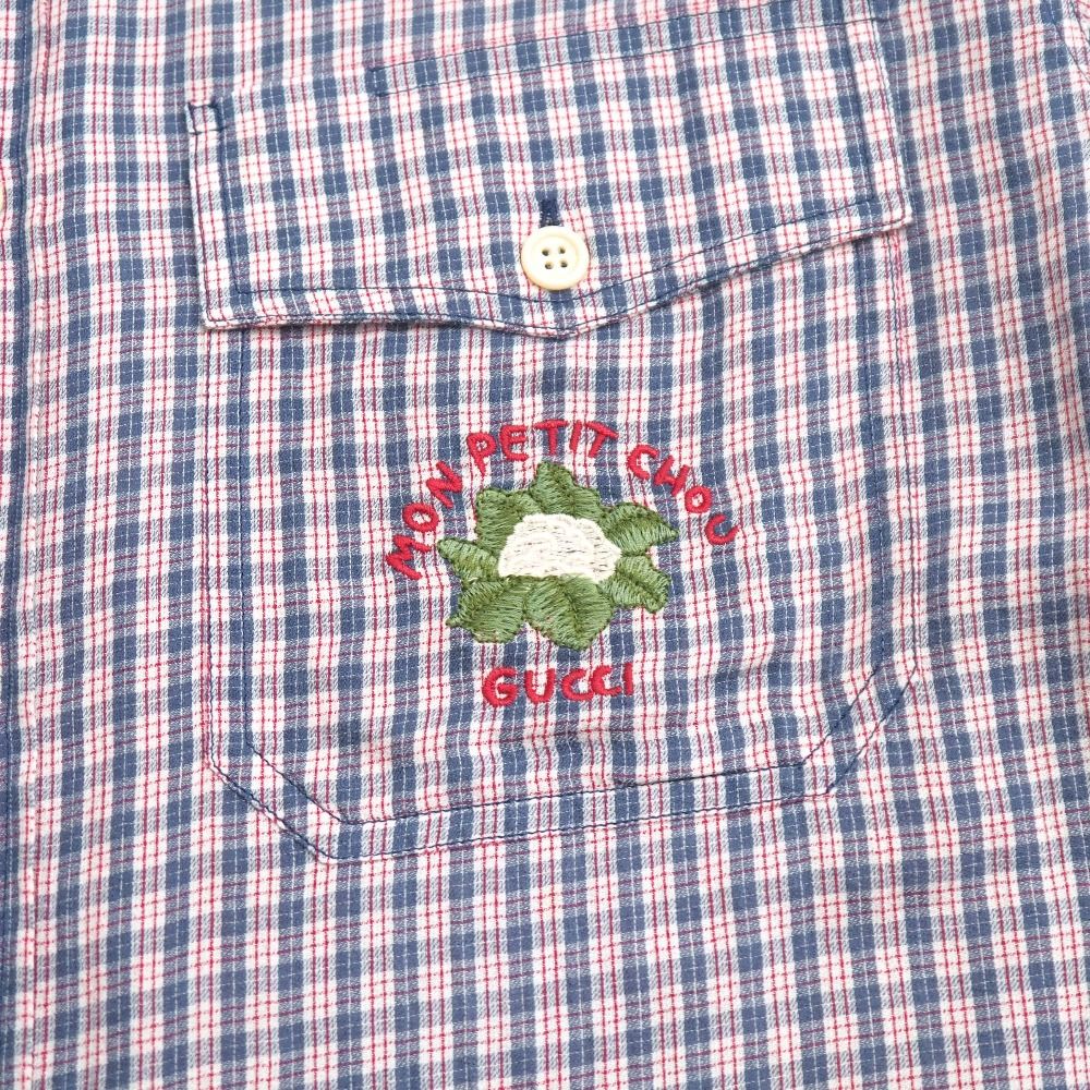 Gucci Short Sleeve Shirt 46 Mon Petit Chou Check — view 5